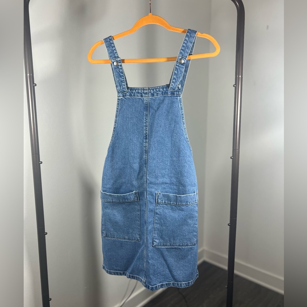 Denim jumper dress